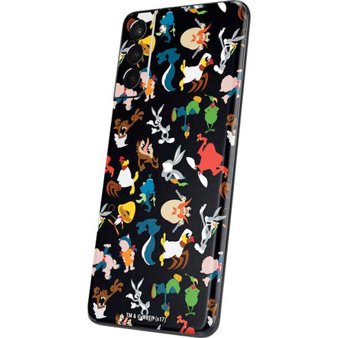 Looney Tunes Identity Pattern Galaxy S21 Plus 5G Skin